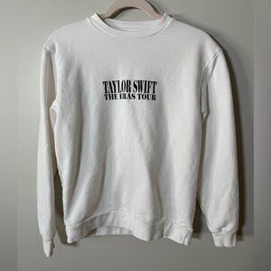 TAYLOR SWIFT | White Eras Tour Sweatshirt